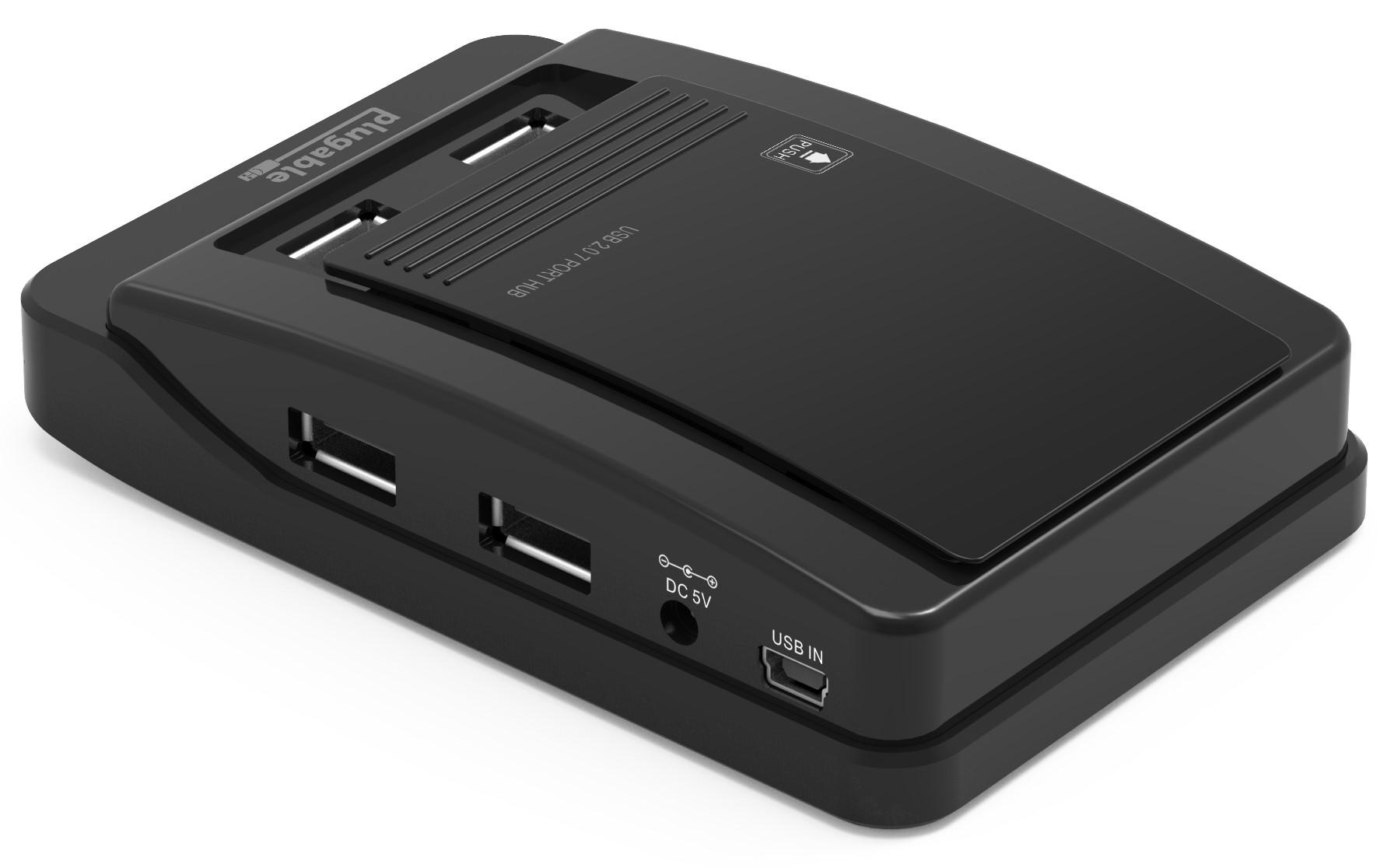 Plugable USB 2.0 7-Port High Speed Hub with 15W Power Adapter - image 4 of 7