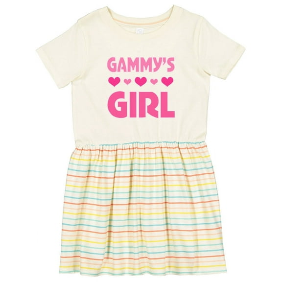 Inktastic Gammy Girl Granddaughter Girls Toddler Dress