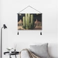 thumbnail image 5 of WOBOGO Eldritch Cactus Living Room Canvas Wall Art Bedroom Study Framed Canvas Print Artwork Home Office Decorations 24.5×16.7in, 5 of 6