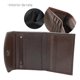 thumbnail image 4 of Cartera Tarjetero Piel Genuina Monedero Broche Imán chocolate, 4 of 8