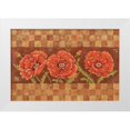 thumbnail image 3 of Paul Brent 24x17 White Modern Wood Framed Wall Art Titled - Venetian Poppies, 3 of 5