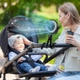 thumbnail image 6 of Portable Clip-On Fan for Baby Car Seats, USB Rechargeable Tripod Clip On Fan, Portable Stroller Fan, 3 Speeds Adjustable Personal Cooler for Strollers, Study Desks and Outdoor Travel, 6 of 7