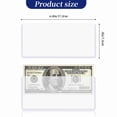 thumbnail image 2 of 25Pcs Hard Plastic Dollar Bill Holders, 6.6" x 2.8" Clear Paper Money Sleeve Collector Bill Protector, Hard Plastic Paper Currency Protectors for Bills, 2 of 8
