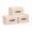 Beige-S/(3 Pack), variant on Grey S/(1 Pack) Collapsible Storage Box with Lid, 10.28 x 8.43 x 1.10 in