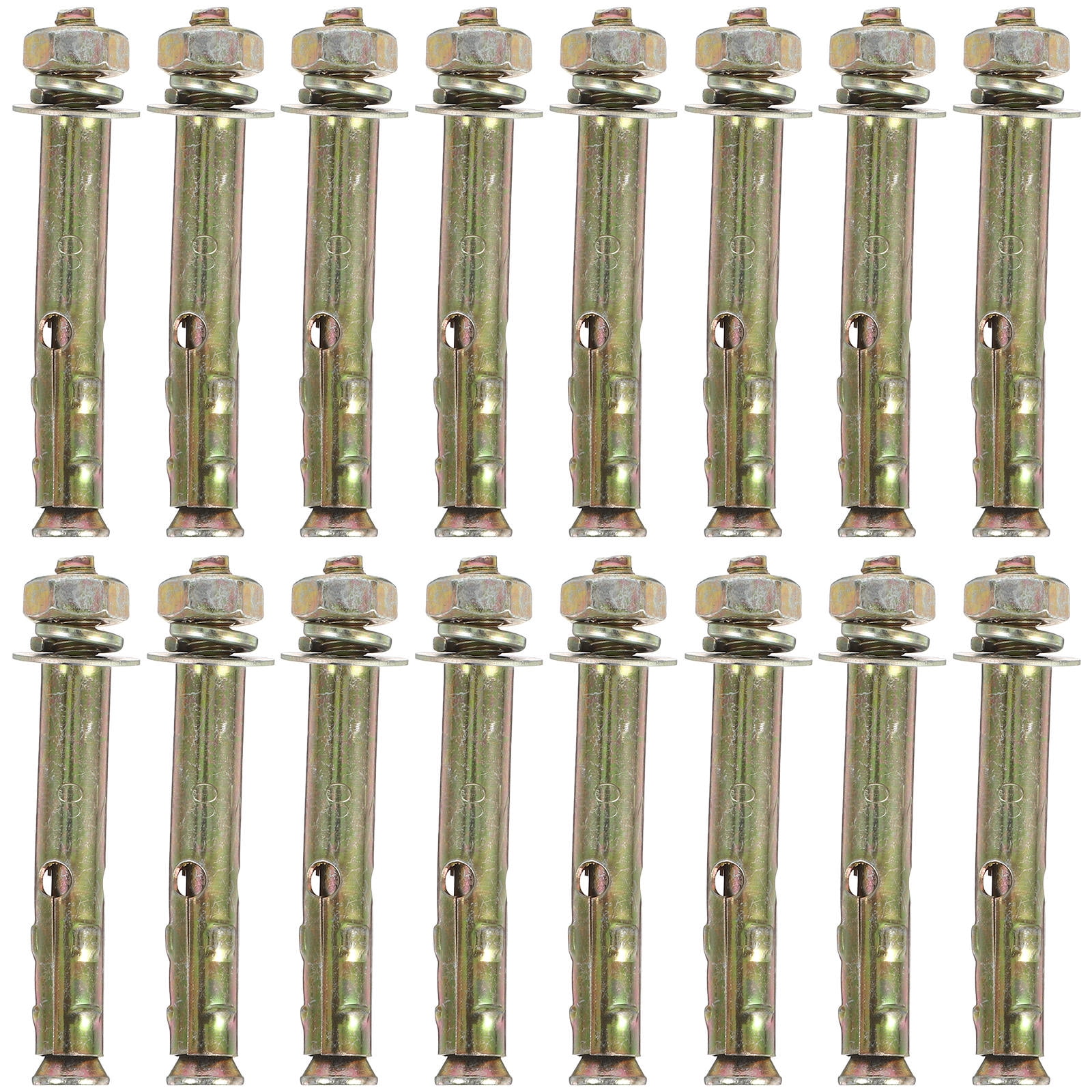 Raindrops 40 pcs Durable Expansion Screws for Concrete Steel expansion bolt for Secure Fastening Steel Expansion Screws Expansion Bolts Fastening Screws ( x 60mm)