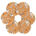 thumbnail image 2 of Bones Dogs 6 Pcs Drink Coasters with Holder Absorbent Coasters Woven Coasters for Drinks Table Desk Protection Home Decor, 2 of 7
