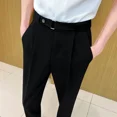 thumbnail image 5 of Pantalones de negocios para hombres Trabajo Social Sastrería Negro Trajes de Hombre Pantalones Oficina Elegante Formal Alta Calidad Chino Homme Spandex, 5 of 5