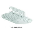 thumbnail image 1 of Adjustable Baby Hangers, Plastic Non-Slip Stackable Baby Hanger, Durable & Great as Newborn Kid Child Children Toddler or Infant Clothes Racks for Nursery Closet Wardrobe Pack of 10, 1 of 6