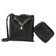 thumbnail image 3 of Bolsa Bandolera de Cuero para Mujer, Monedero Vintage Bolso de Hombro para Mensajero Bag para Trabajo Viaje Deporte Negro Baoblaze Bolsos de mano para mujeres, 3 of 7