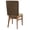 Dark Brown, variant on Dark Brown Rattan Chair Back Covers, Vintage Abstract Wicker Texture Removable Chair Covers for Dining Chairs Set of 4, Washable Chairs Slipcovers Back Seat Protector for Wedding Party 19"x20"