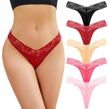 

Vedolay Womens Underwear Cotton Underpants Panties Underwear Panties Bikini Solid Womens Briefs Knickers Christmas Gift 5 Satin Boxers Unisex(Pink M)