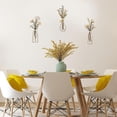 thumbnail image 3 of LSTECICE Set of 3 Assorted Gold Metal Flower Wall Decor for Home, 3 of 6