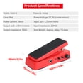 thumbnail image 2 of JOYO 2-In-1 Electric Guitar Tones Effect Pedal with Adjustable Tones and Volumes Wah-Wah Pedal for Electric Guitar Players Musical Instrument Accessory, 2 of 6