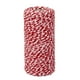 thumbnail image 5 of Rollo de Cuerda Hilo para Costura DIY Artesanía Color Rojo Blanco 100 Metros SM SunniMix Envuelva la cadena de regalo, 5 of 7