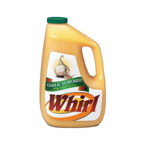Whirl Garlic Butter Flavored Oil, 1 Gallon Jug, 3 per Case