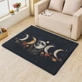 thumbnail image 2 of Moon Phase Rugs for Bedroom - Washable Rugs Moon Phase Rug & Home Decor, 2x3 Area Rug, Celestial Botanical Rugs for Entryway, Non Slip Small Indoor Door Mat, Floral Moon Carpet, 2 of 7