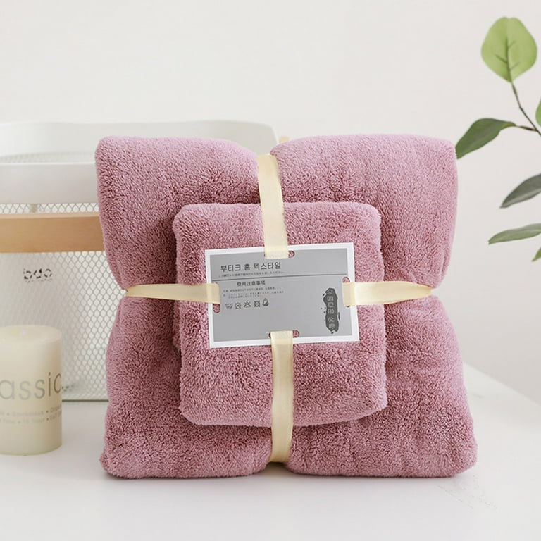 Shpwfbe Bath Towels Bath And Body Works High Density Coral Towel And Two In One Set Soft And Absorben Walmart