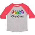 thumbnail image 3 of Inktastic Merry Christmas Rainbow Holiday Lights Boys or Girls Toddler T-Shirt, 3 of 5