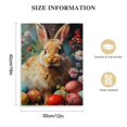 thumbnail image 2 of Acheng Easter Wall Art Cute Bunny Poster Rabbit Easter Egg Gnome Painting Jesus Canvas Prints Picture for Living Room Decor picture 1, 2 of 5