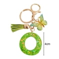 thumbnail image 6 of Soumake 2Pcs Initial Letter Keychains Green Butterfly Pendant Keychain Set Exquisite Relief Alphabet Keychain Pendant For Best Friend Mom Daughter Granddaughter Grandma, 6 of 8