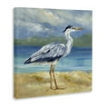 thumbnail image 4 of Stupell Industries Heron by the Sea Nautical & Beach Painting Wrapped Canvas Art Print Wall Art, 24 x 24, 4 of 8