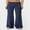 Blue, variant on Rdhnmea Women Wide Leg Sweatpants Fold Over Low Rise Flare Yoga Lounge Pants Cute Y2k Teen Girl Athletic Workout Flare Leggings Streetwear