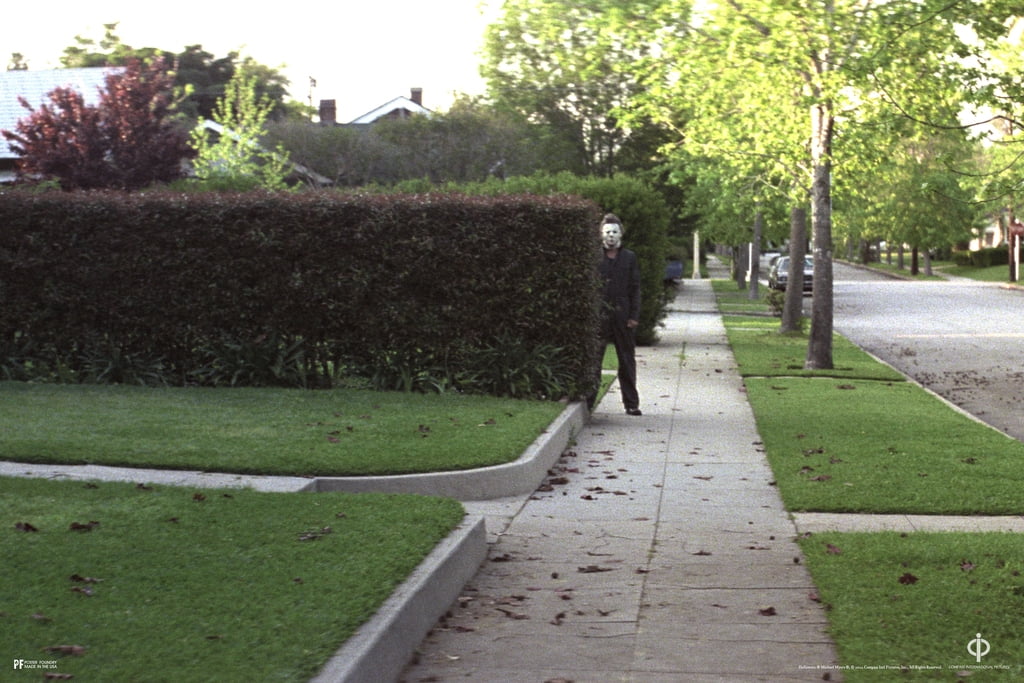 Halloween Movie Poster Michael Myers Mask Vintage Halloween Decorations