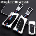 thumbnail image 4 of Car Key Fob Cover Case Protector Zinc Alloy Remote Key Fob Case Cover For Lexus ES ES350 UX250 LS350 4 buttons, 4 of 9