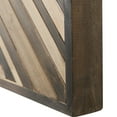 thumbnail image 6 of Uttermost Floyd Contemporary MDF Wood and Fir Wood Wall Art in Brown, 6 of 6