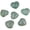 D, variant on M Natural Crystal Agate Stone 20Mm Heart Shaped Small Ornament Diy Decoration Figurine Unpolished Bare Stone