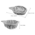 thumbnail image 5 of POPETPOP Cat Tree Replacement Hammock in Light Grey for Indoor Cat Entertainment, 5 of 9