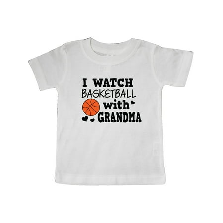 

Inktastic I Watch Basketball with Grandma Gift Baby Boy T-Shirt