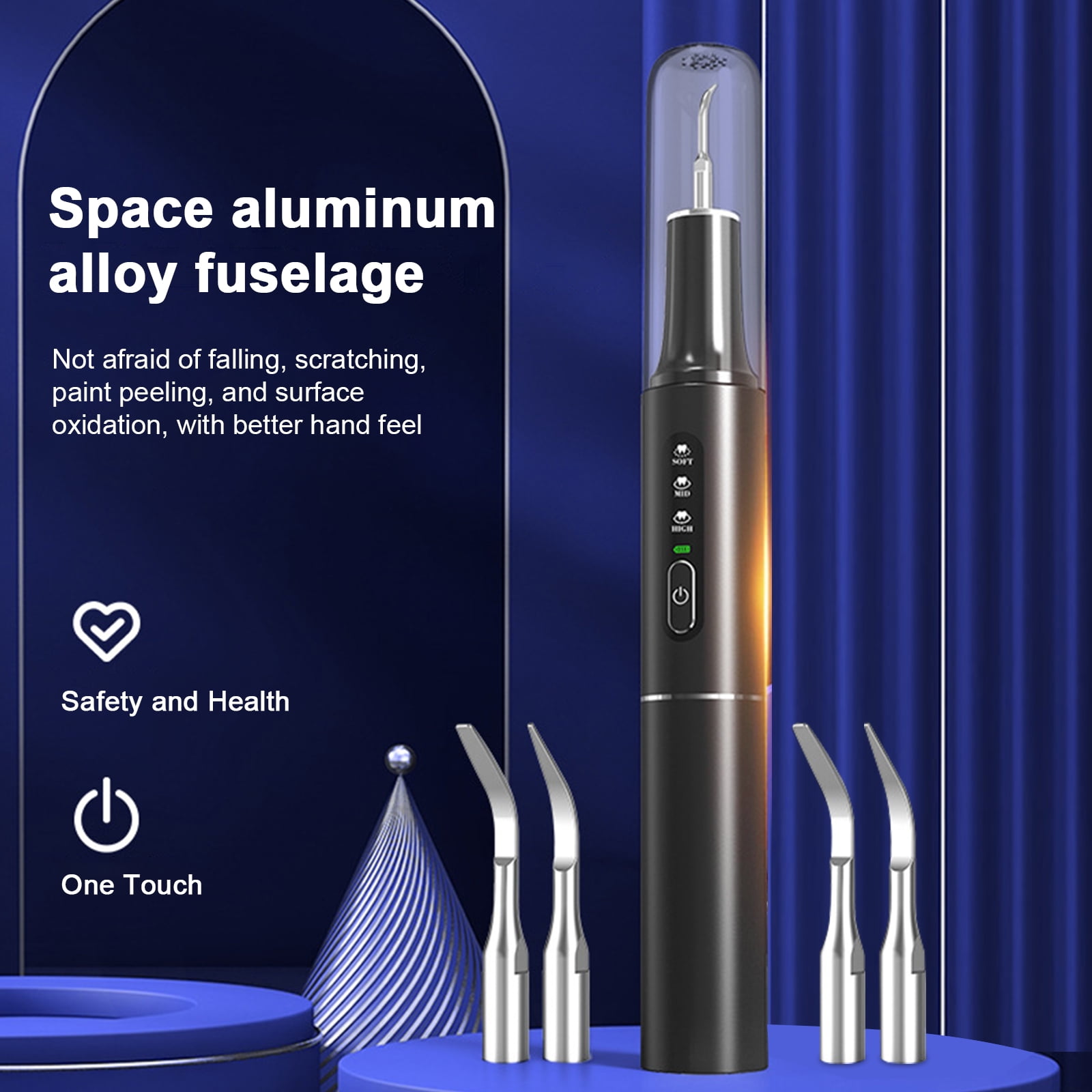 Oral irrigator,Cleaner Portable Oral Oral Use Portable Use Cleaner Led Use Portable Usecleaner Portable Led Care Tool Set Cleaner Scaler Oral Cleaner - Scaler Portable Scaler Set Cleaner
