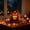 Multicolor, variant on Acrylic Pumpkin Ghost 2D Ornament, Multicolor Halloween Tabletop Decor with Stacked Jack-O'-Lanterns, Cute Ghost and Candy Corn for Home, Desk, Shelf or Mantel