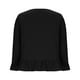 thumbnail image 4 of Vestidos Casuales Para Mujer, Blusas De Mujer De Moda Camiseta/camiseta de manga larga con cuello en V y mangas de encaje de lino sintético para mujer, primavera e invierno, 4 of 6
