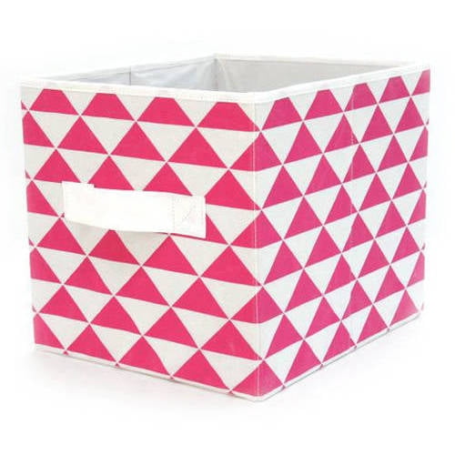 Mainstays Collapsible Fabric Storage Cube, Set of 2 , Multiple Colors