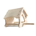 thumbnail image 2 of yotijay Wood Bird House DIY Crafting Decorative Perch Stand for Gift Country Parrots, 2 of 9