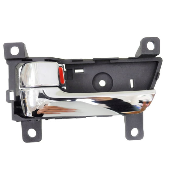 PT Auto Warehouse KI-2552M-LH - Interior Inner Inside Door Handle, Chrome - Left Driver Side Fits select: 2011-2015 KIA SORENTO