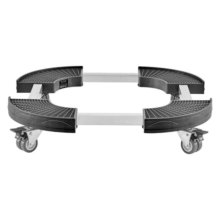 Adjustable Round Furniture Dolly 15-22.8 Inch Heavy Duty Trash Can Dolly 400lbs