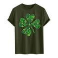 thumbnail image 6 of lcziwo St. Patrick's Day T-shirts for Men Shamrock Print Short Sleeve Crewneck Tees Lucky Green Clover Graphic Tees 2025 Summer Casual Tee Tops Weekly Sale,Green,XL, 6 of 6