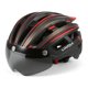 thumbnail image 1 of Lixada Casco de bicicleta de montaña Casco de motociclismo con luz trasera Visera magnética desmontable Protección UV para hombres y mujeres Lixada Equipo de ciclismo, 1 of 7