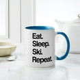 thumbnail image 4 of CafePress - Eat Sleep Ski Mugs - 11 oz Ceramic Mug - Novelty Coffee Tea Cup, 4 of 4