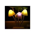 thumbnail image 5 of El sensor llevó la luz de la noche, lámpara llevada enchufable de la cama del sueño de la seta del color que cambia, 5 of 5