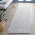 thumbnail image 2 of SAFAVIEH Martha Stewart Serenity Solid Runner Rug, Grey/Ivory, 2'2" x 8', 2 of 5