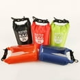 thumbnail image 3 of 2L Waterproof Dry Bag Sack Holder Container Waterproof Roll Pack Pouch for Rafting Pouch Dry Bag Kayaking Canoeing Diving Orange, 3 of 8