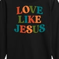 thumbnail image 3 of Instant Message - Love Like Jesus - Toddler & Youth Long Sleeve Graphic T-Shirt, 3 of 6