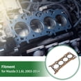 thumbnail image 3 of Junta de Cabeza de Cilindro Unique Bargains Número de Junta de Motor ZY0110271A para Mazda 3 1.6L 2003-2014 Izquierda y Derecha 1 Pcs, 3 of 6