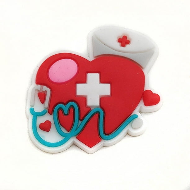 Charms Crocs Jibbitz Dibujos Animados Lindo Doctor Enfermera Patrón Agujero Zapato Bcukle Decoraciones Encantos Regalo Para Niños