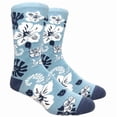 thumbnail image 3 of Aloha Hawaiian Floral Hibiscus Pattern Socks (Adult Large), 3 of 6