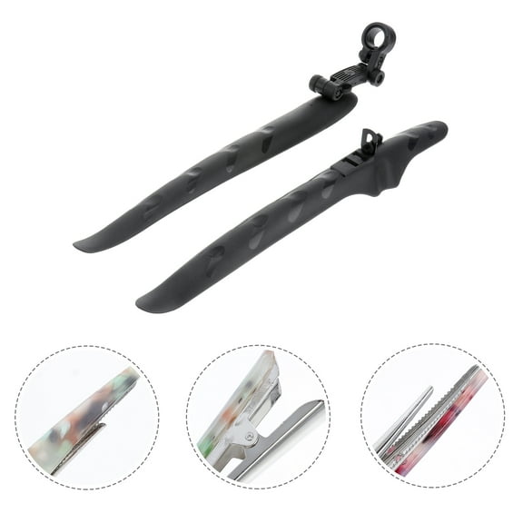 LEORX Sport Bicycle Mudguard Bike Black Plastic Mud Retaining Cycling 1Pcs